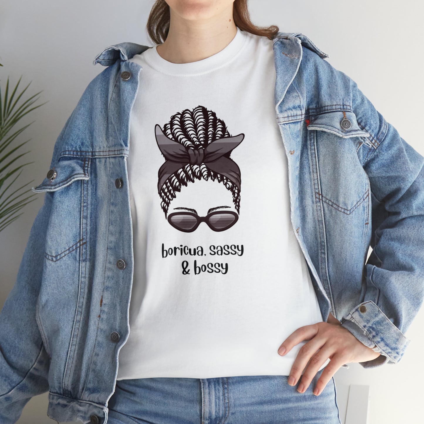 Boricua, Sassy & Bossy Tshirt Graphic Tee