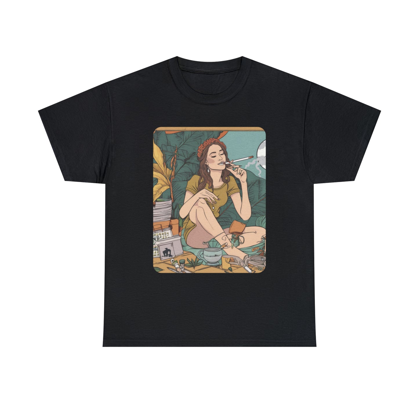 Unisex Heavy Cotton Tee Cannabis Enthusiast Series No. 2