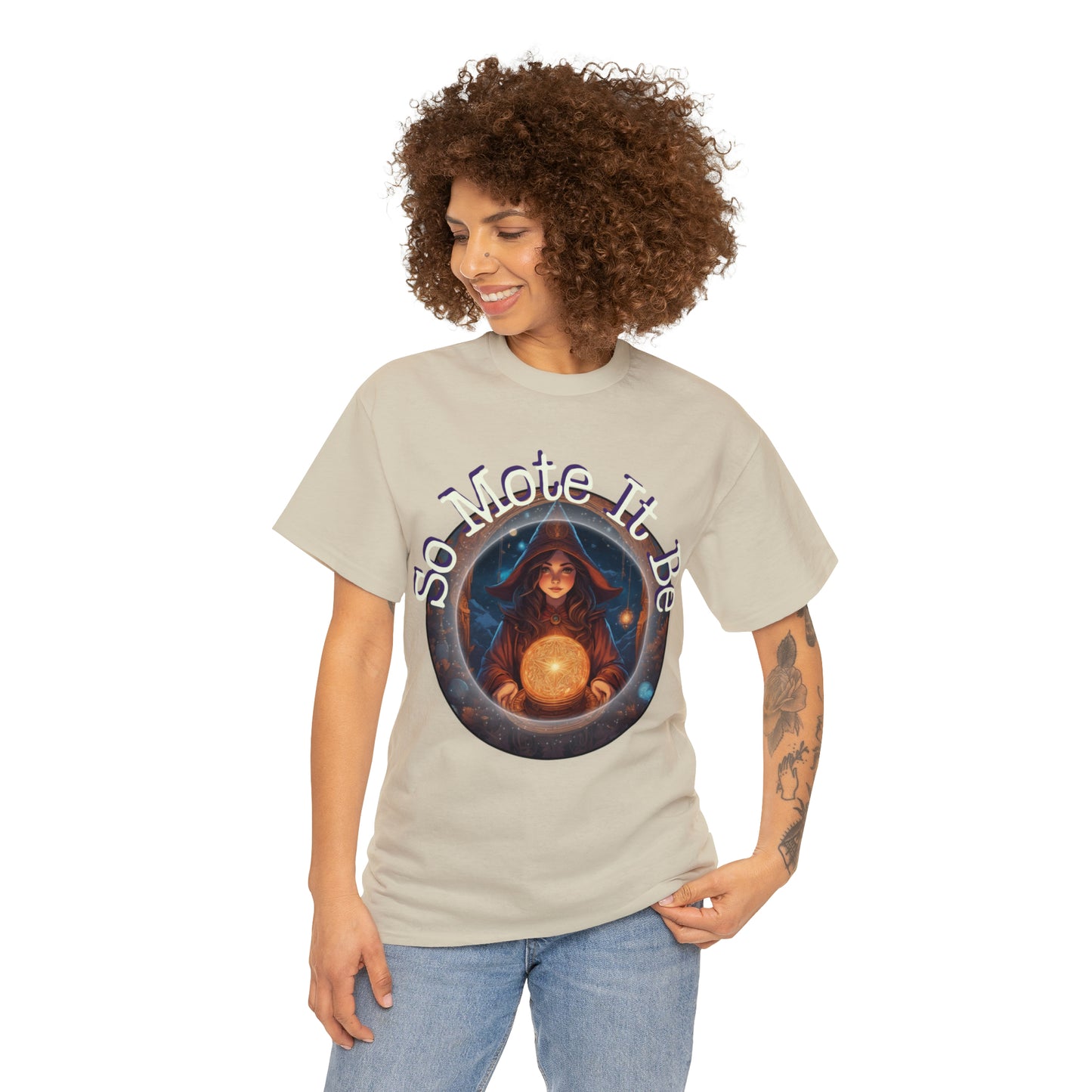 Unisex Heavy Cotton Tee So Mote It Be