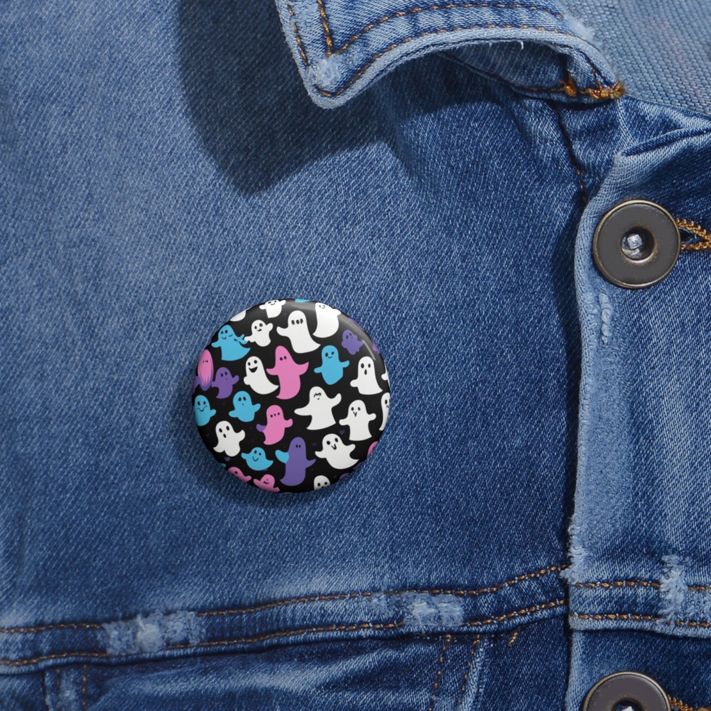 Custom Pin Buttons Discreet PRIDE