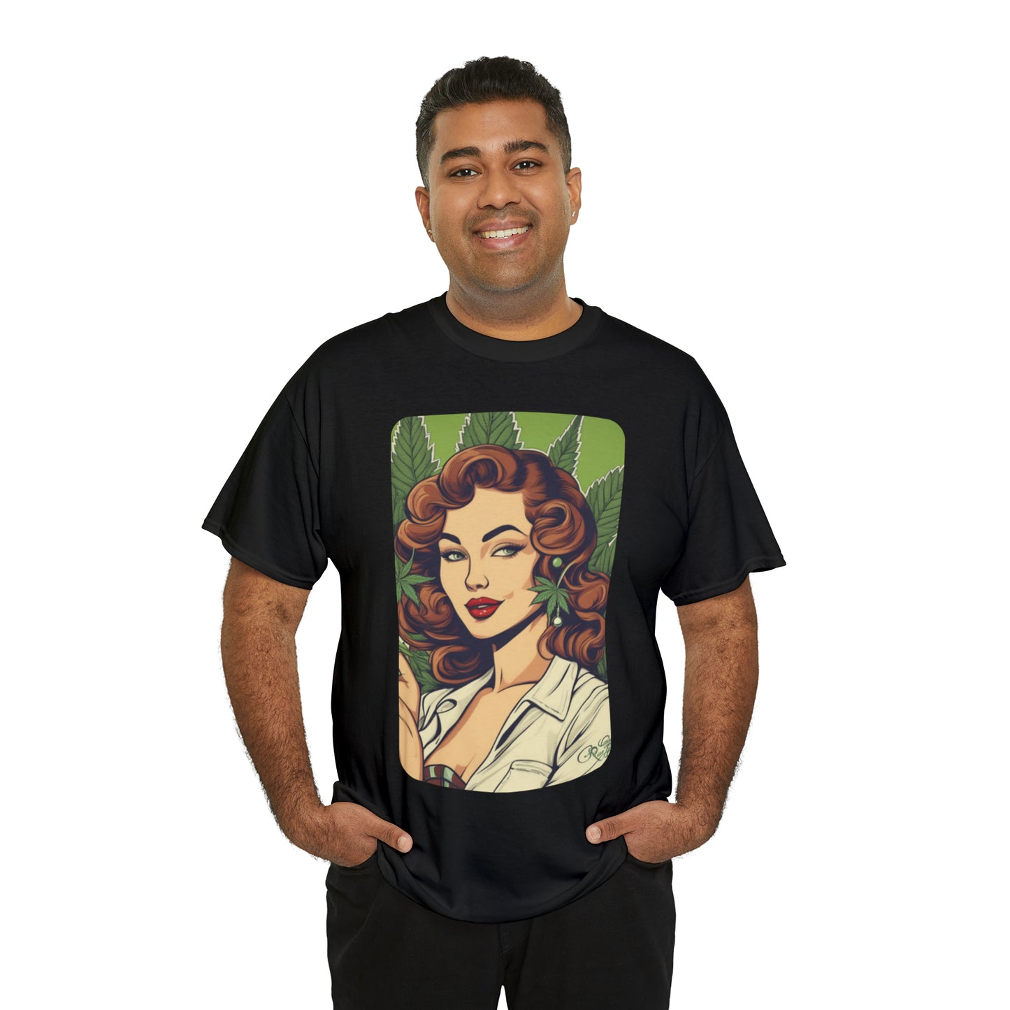 Unisex Heavy Cotton Tee Cannabis Enthusiast No. 10