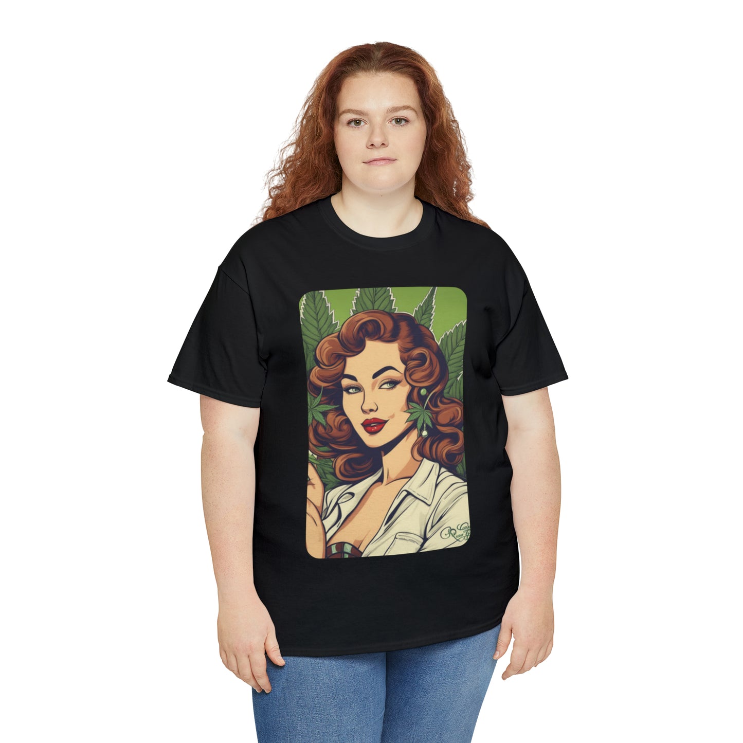 Unisex Heavy Cotton Tee Cannabis Enthusiast No. 10