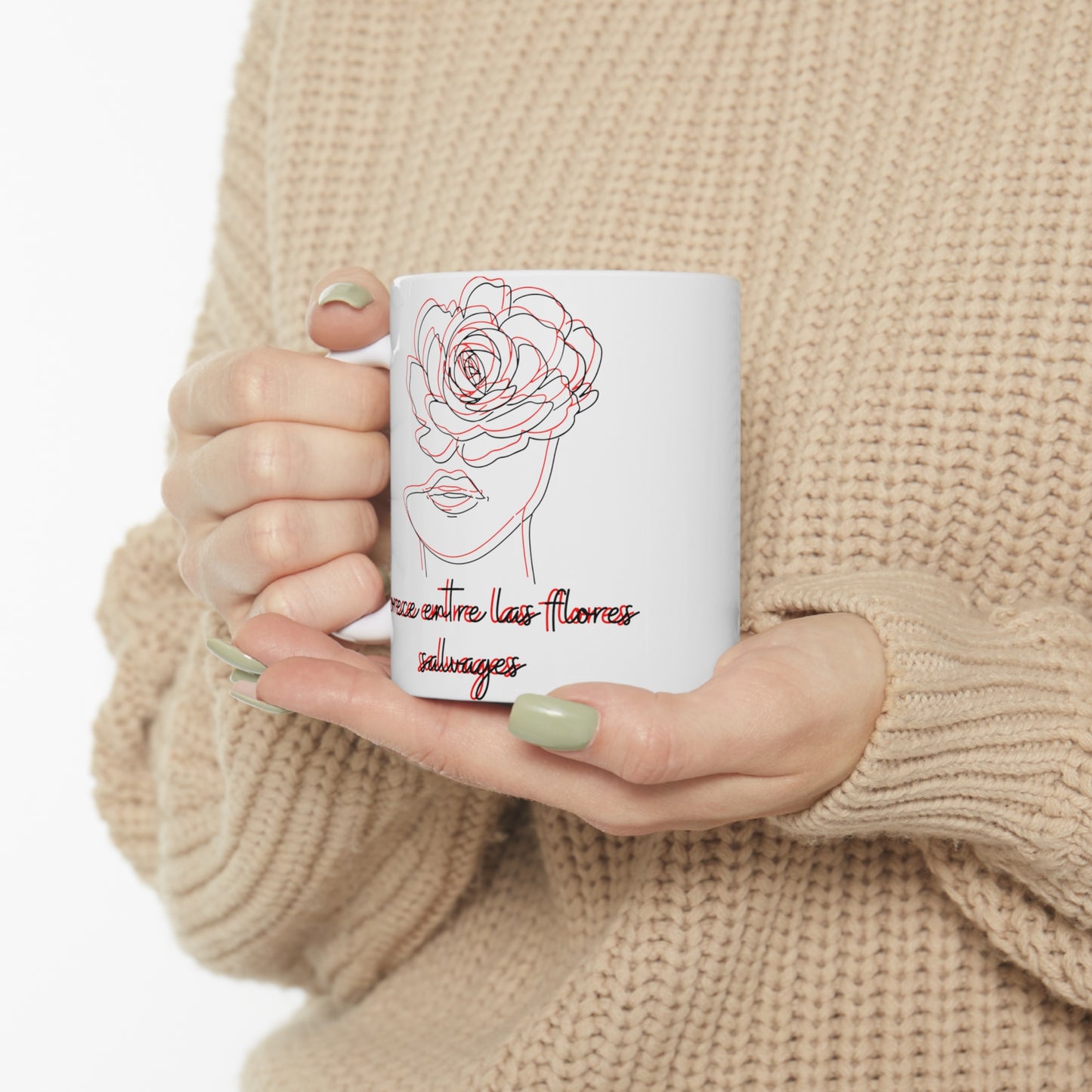 Florece Entre Las Flores Salvages Ceramic Mug 11oz