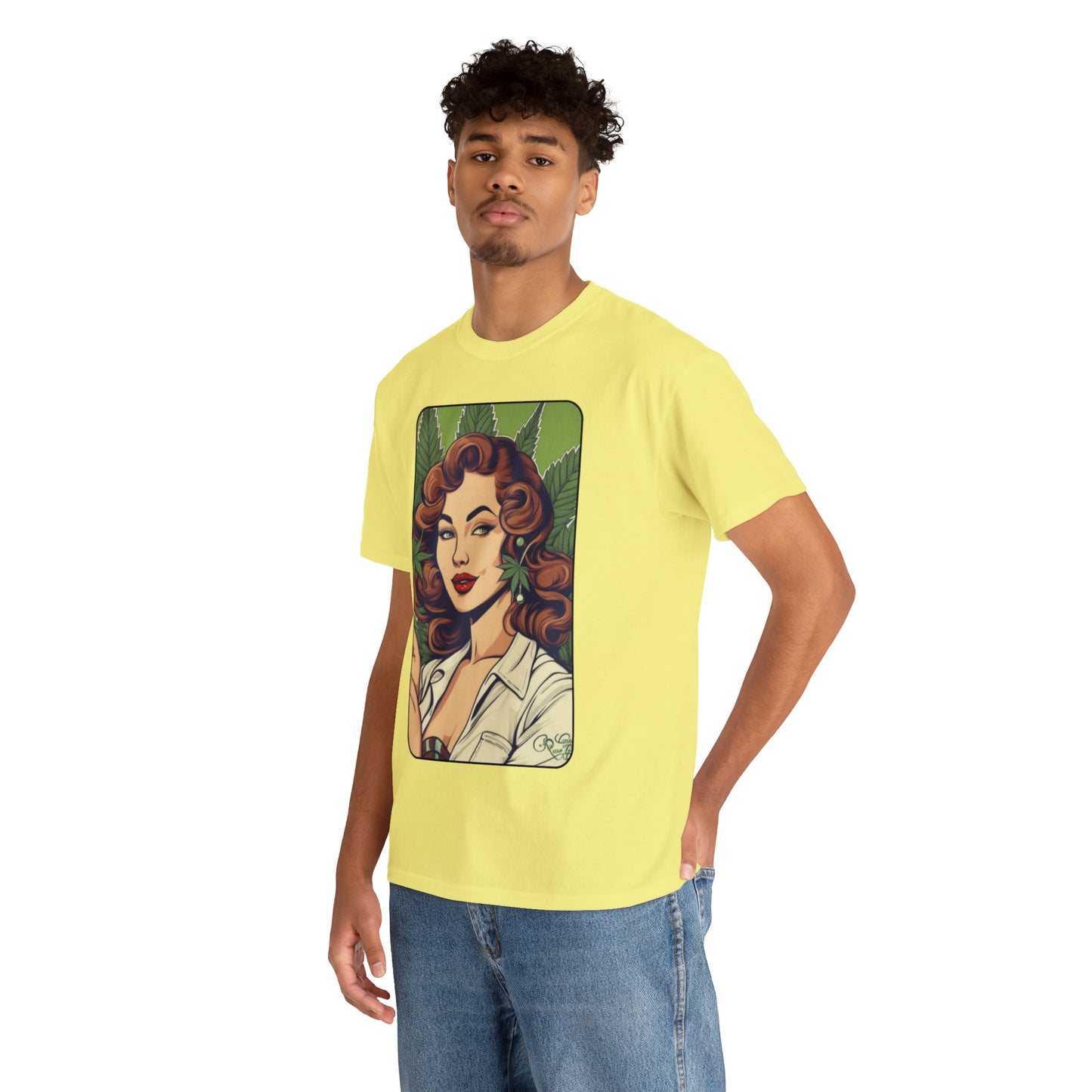Unisex Heavy Cotton Tee Cannabis Enthusiast No. 10