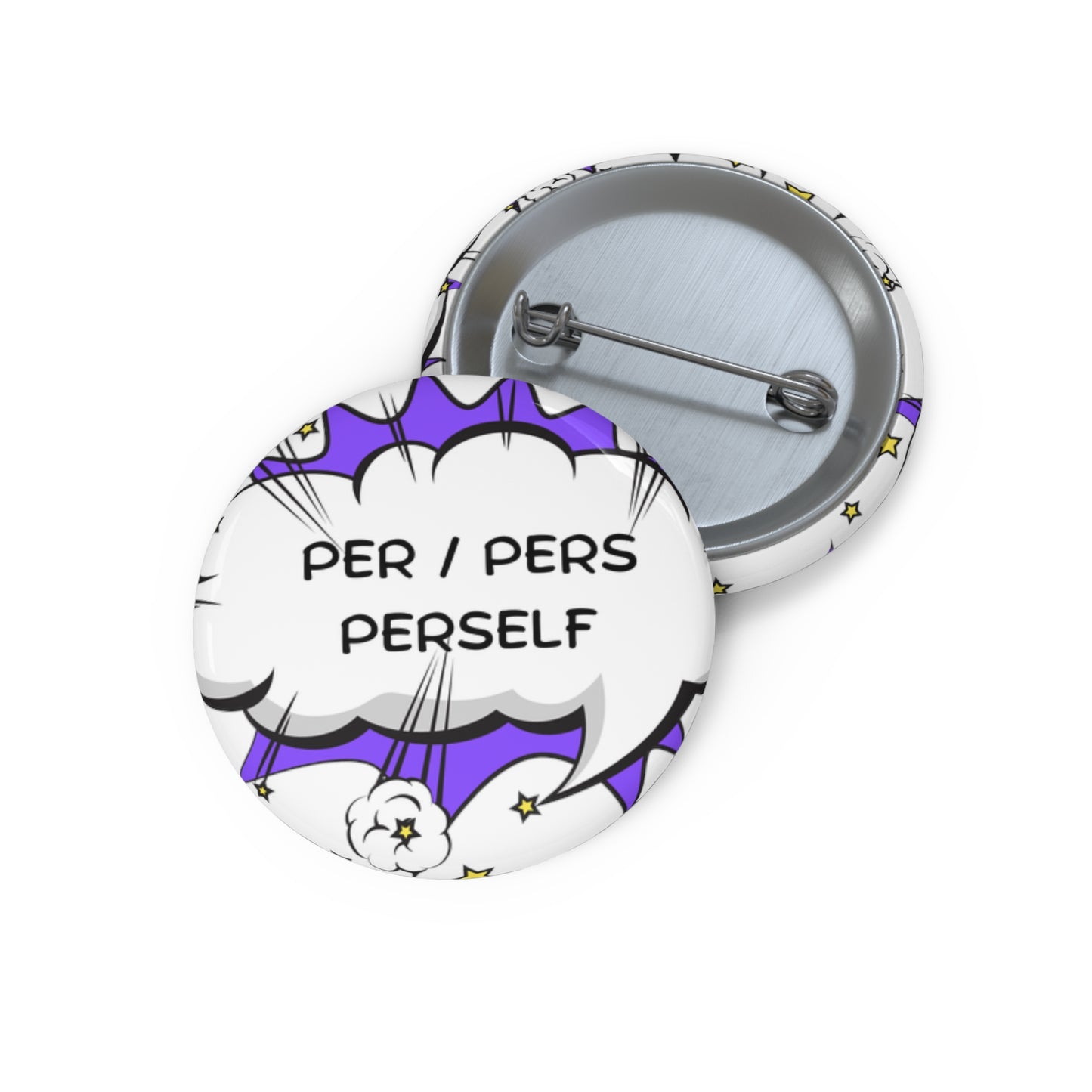 PER / PERS / PERSELF Custom Pin Buttons