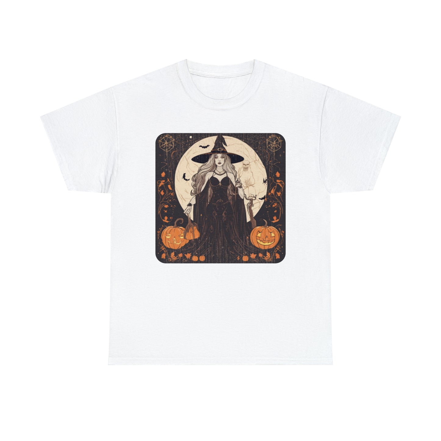 Unisex Heavy Cotton Tee Witchy Autumn Vibes