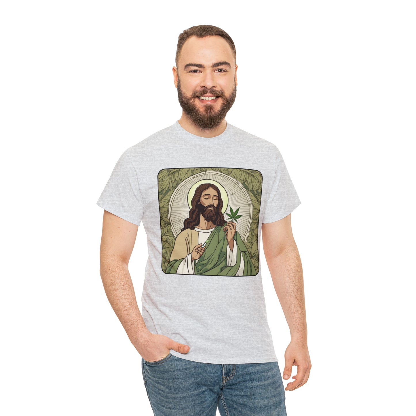 Unisex Heavy Cotton Tee Cannabis Enthusiast No.4