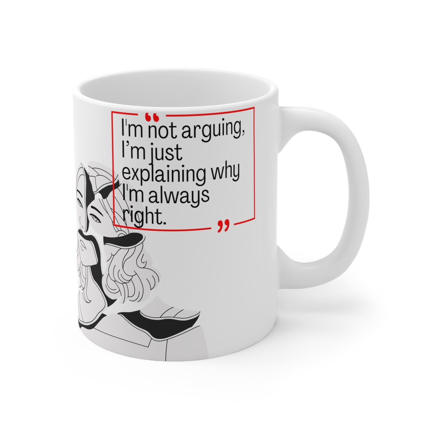 Mrs. Always Right Ceramic Mug 11oz
