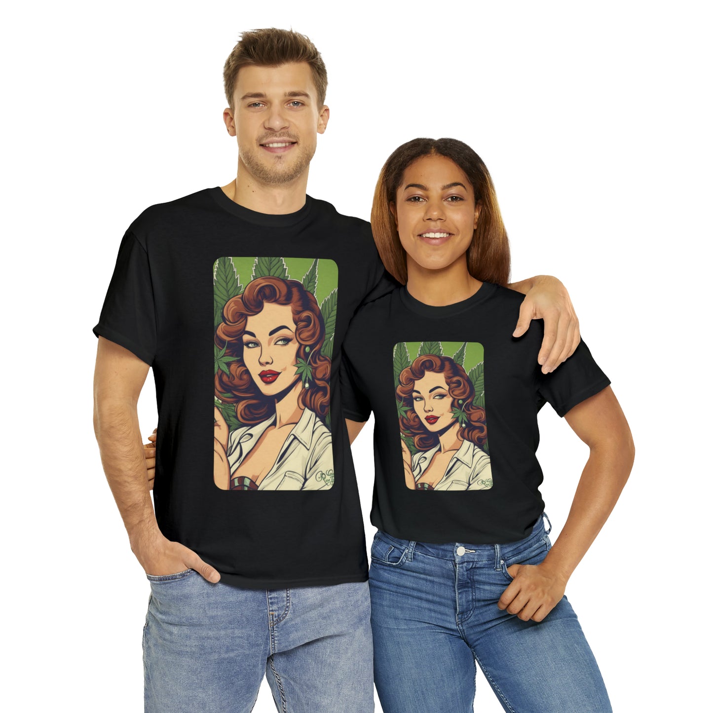 Unisex Heavy Cotton Tee Cannabis Enthusiast No. 10