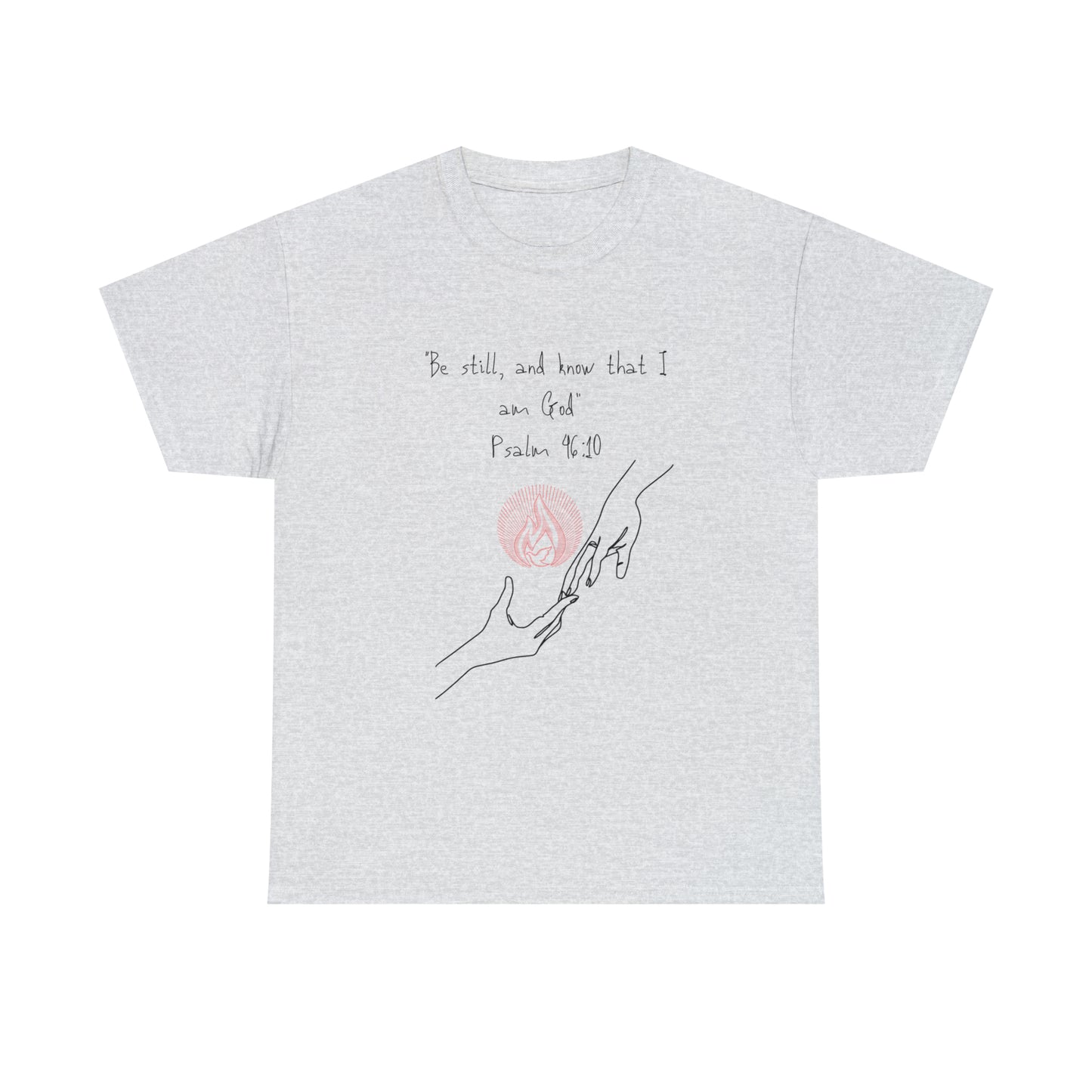 Psalm 46:10 Graphic Tshirt Unisex Heavy Cotton Tee
