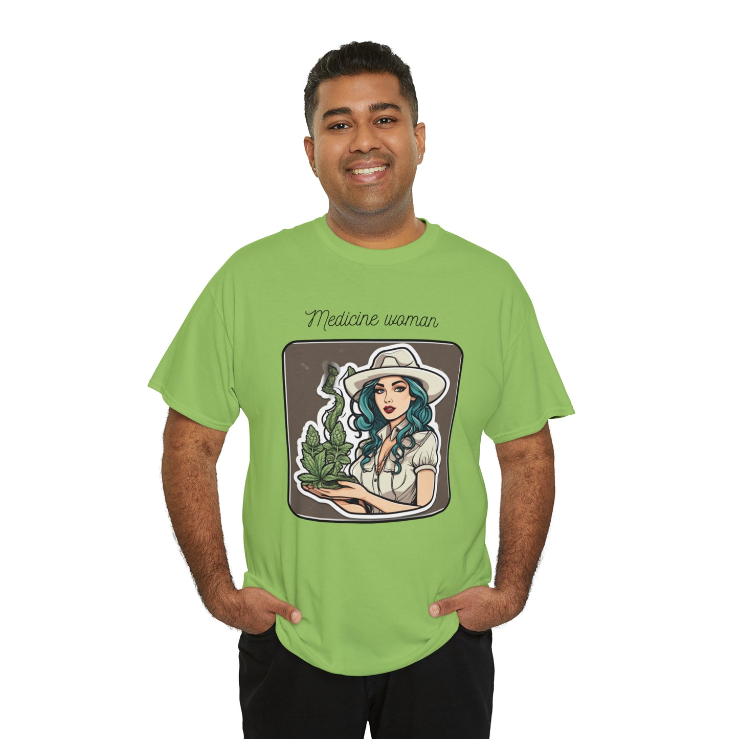 Unisex Heavy Cotton Tee Cannabis Enthusiast Series Dope AF