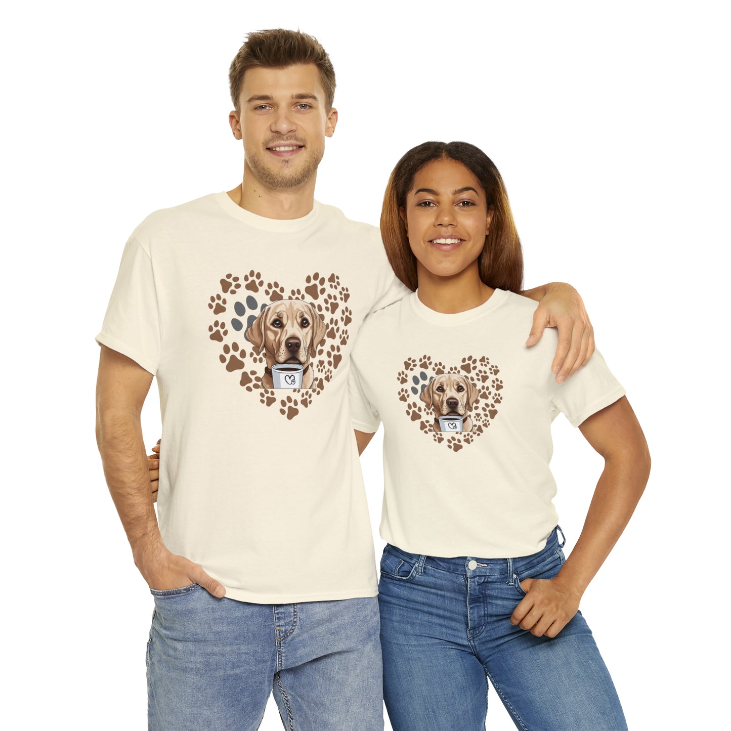Golden Retriever Graphic Tshirt Unisex Heavy Cotton Tee