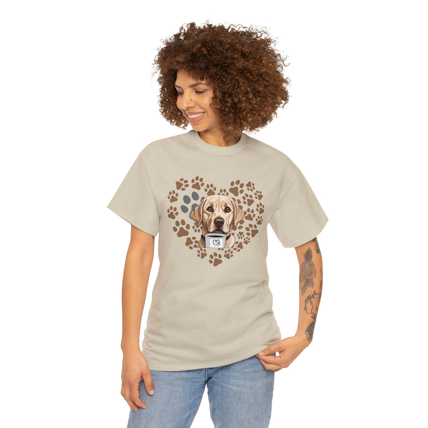 Golden Retriever Graphic Tshirt Unisex Heavy Cotton Tee