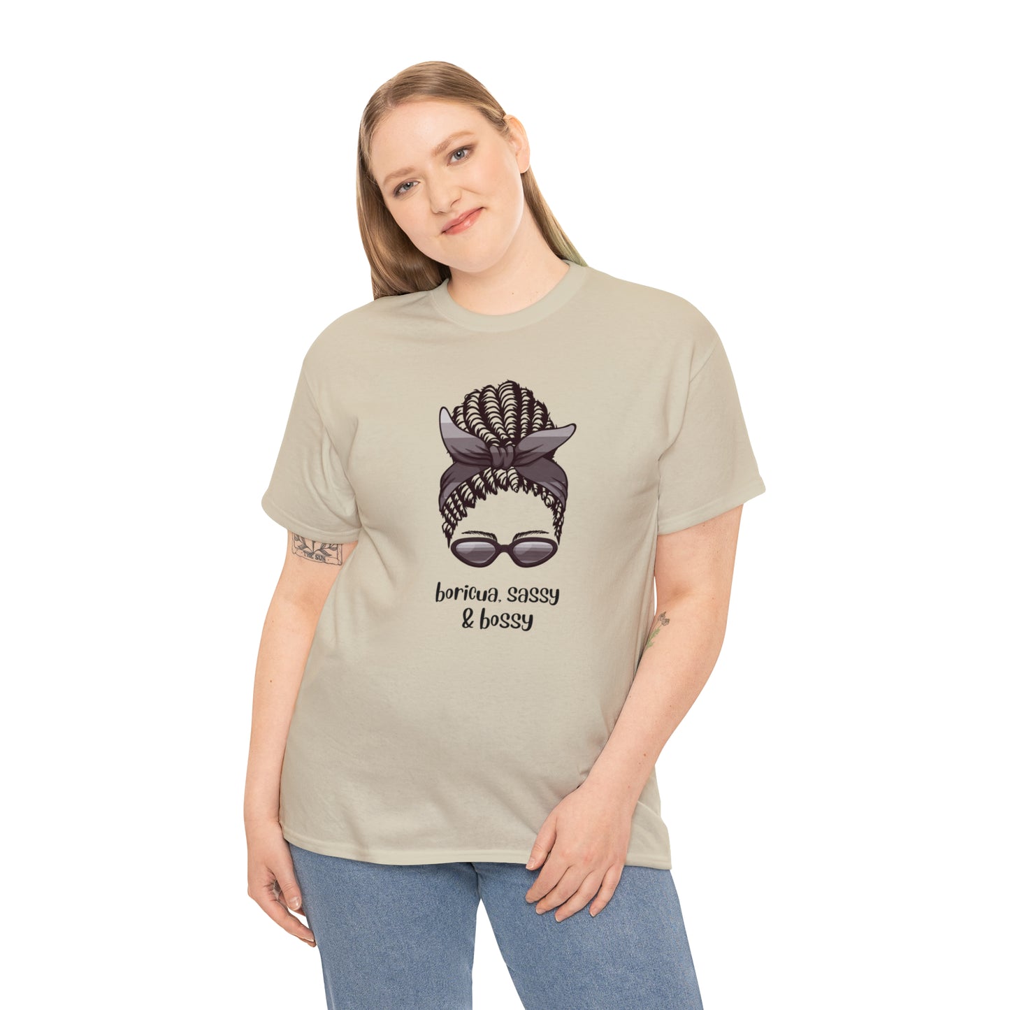 Boricua, Sassy & Bossy Tshirt Graphic Tee
