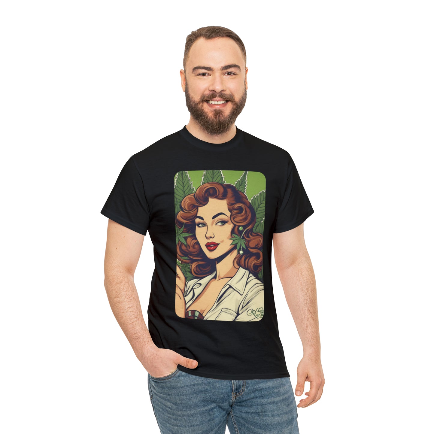 Unisex Heavy Cotton Tee Cannabis Enthusiast No. 10