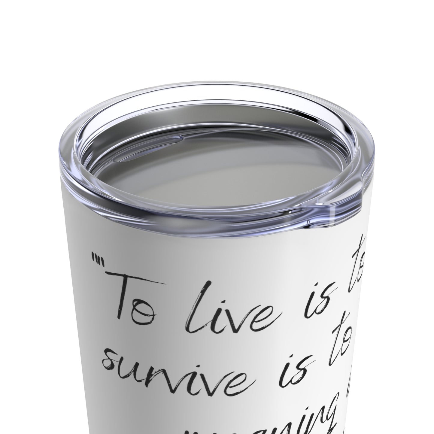 Tumbler 20oz Quote Series Friedrich Nietzsche