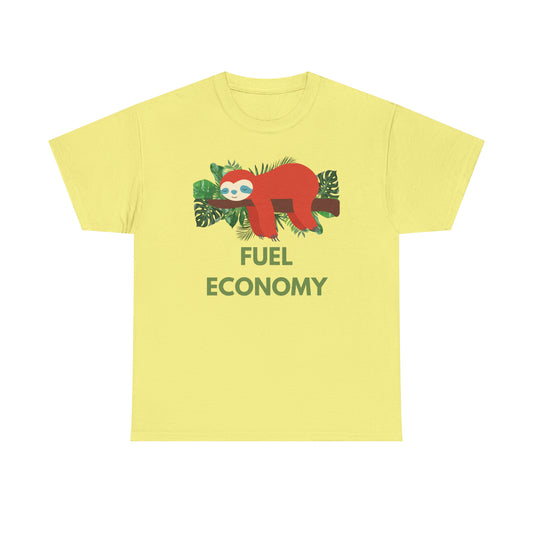 Fuel Economy Graphic Tshirt Unisex Heavy Cotton Tee