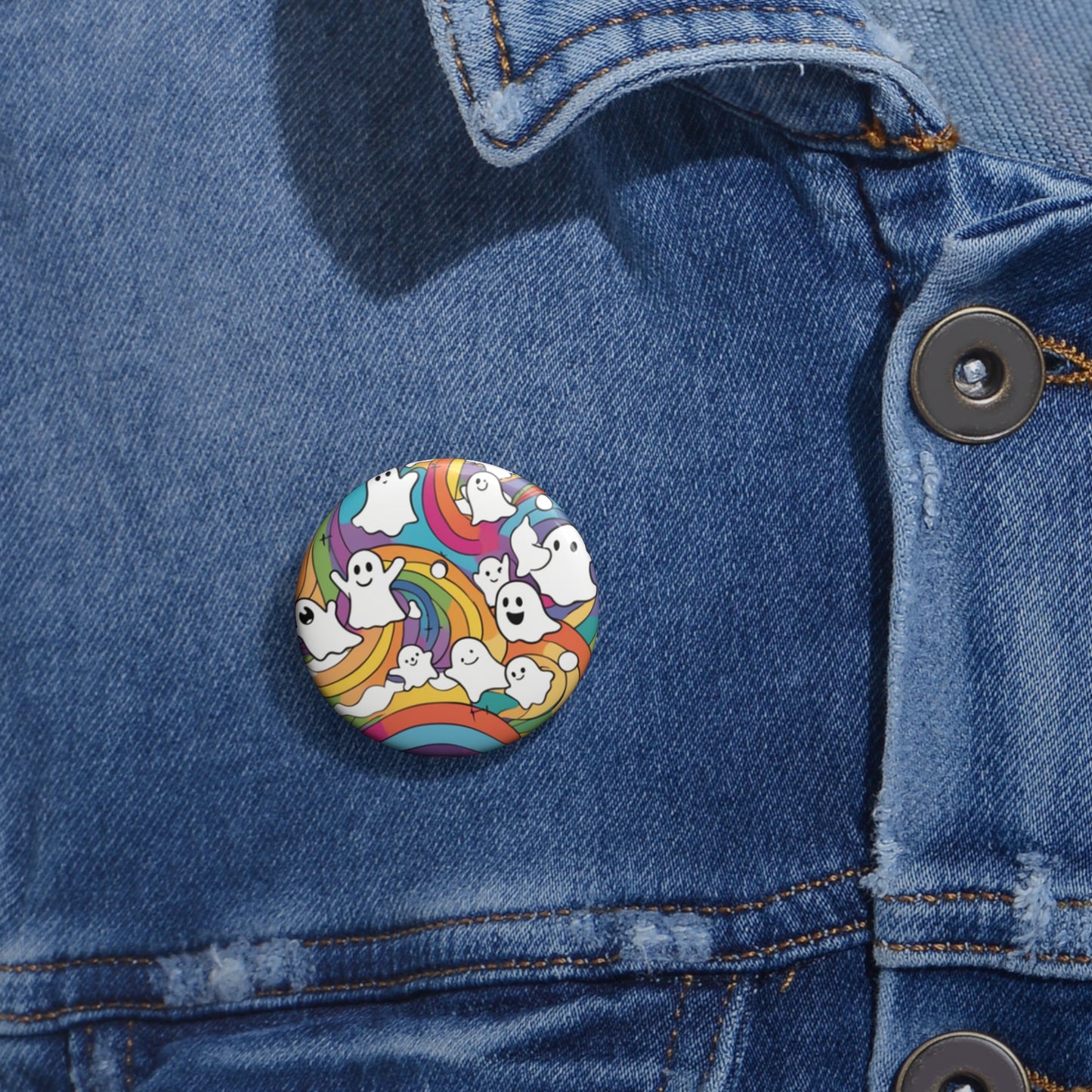 Custom Pin Buttons Discreet PRIDE