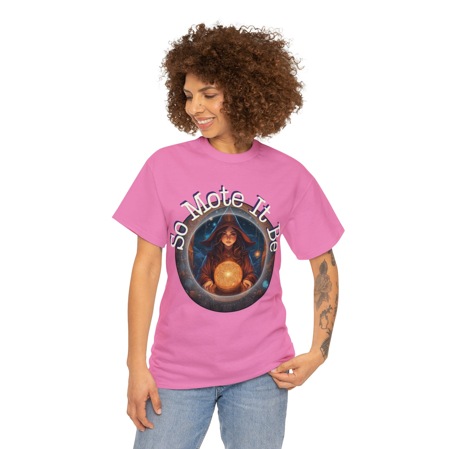 Unisex Heavy Cotton Tee So Mote It Be