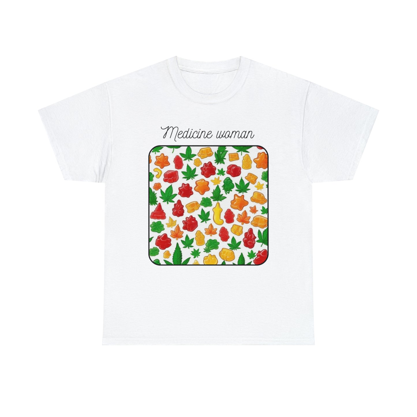 Unisex Heavy Cotton Tee Cannabis Enthusiast Medicine Woman Series No. 8