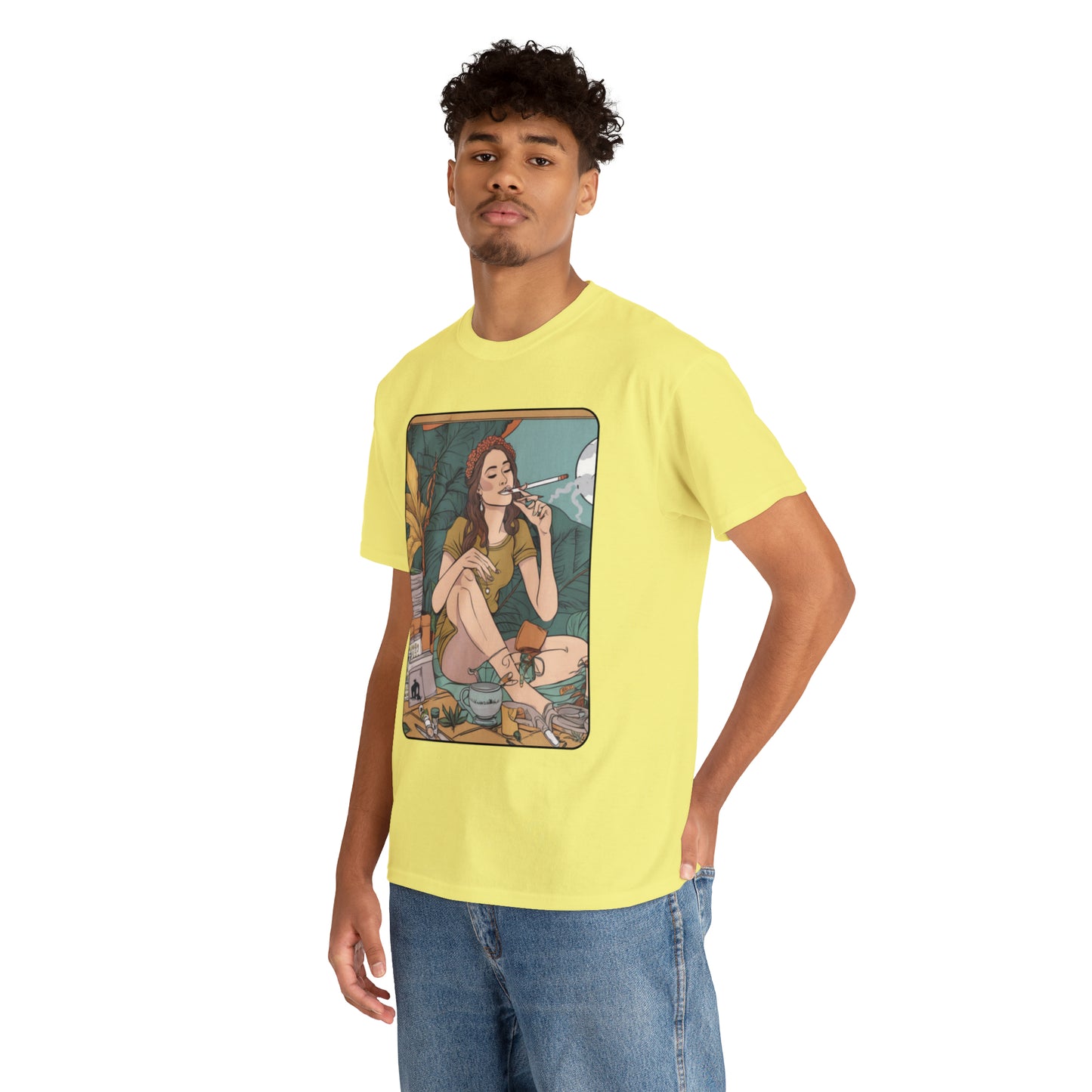 Unisex Heavy Cotton Tee Cannabis Enthusiast Series No. 2