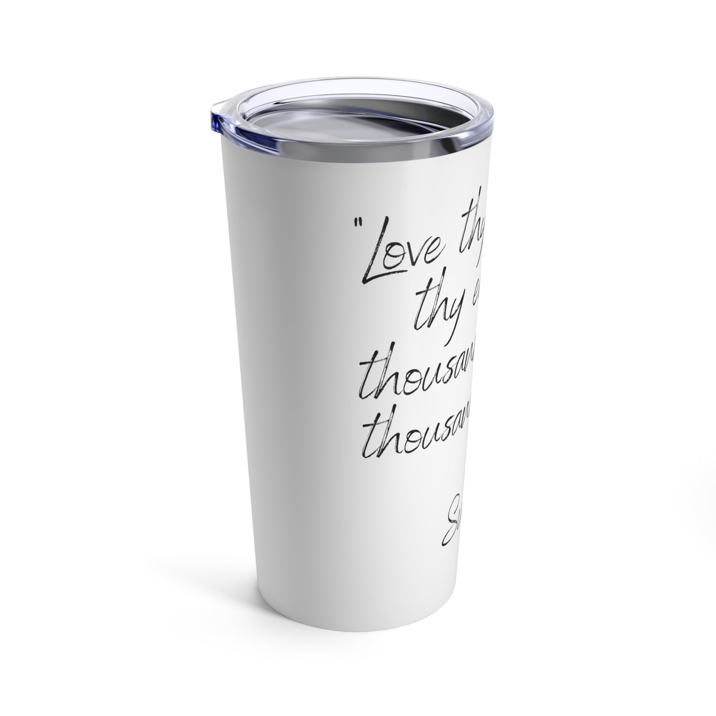 Tumbler 20oz Quote Series Sun Tzu