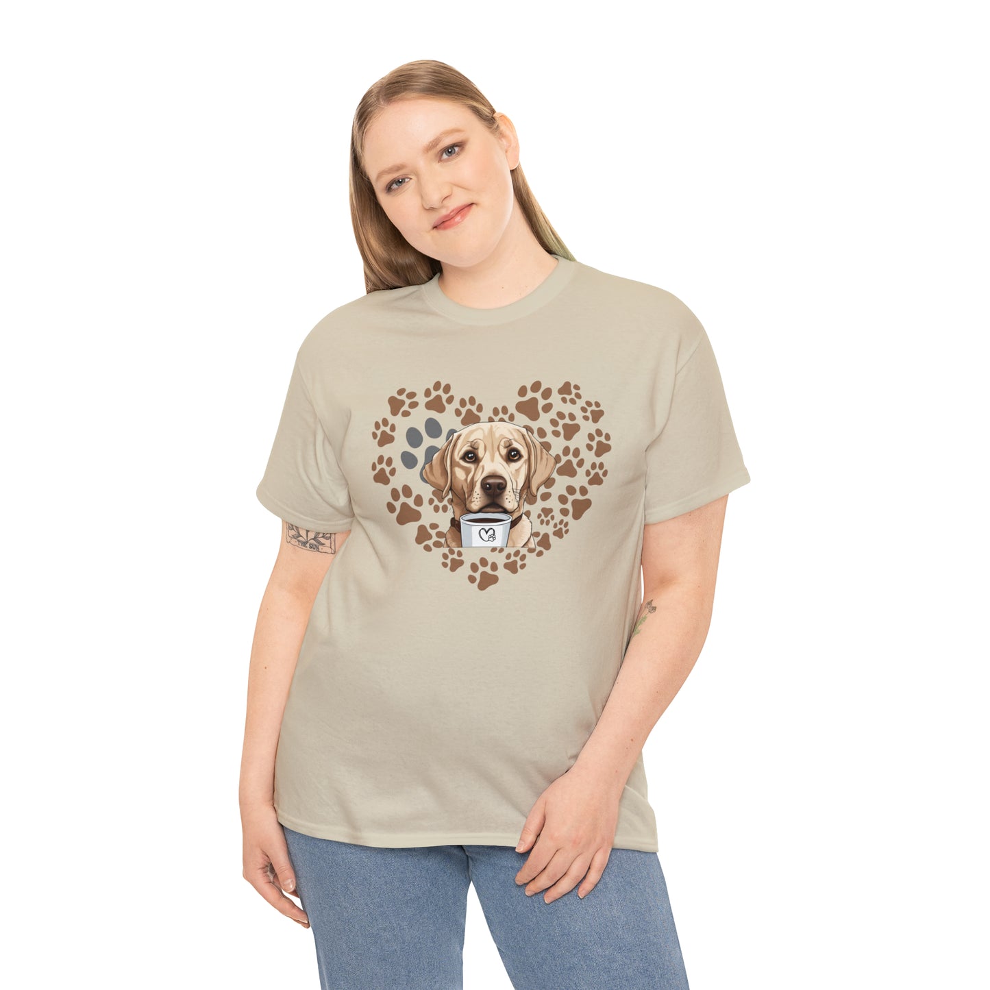 Golden Retriever Graphic Tshirt Unisex Heavy Cotton Tee
