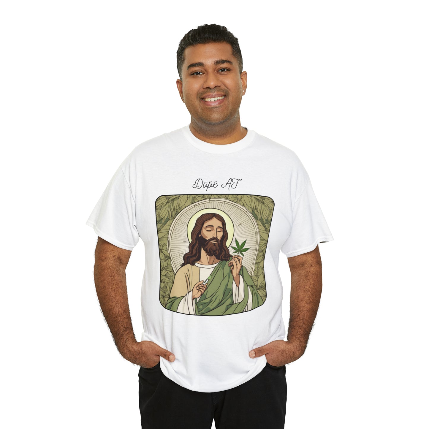 Unisex Heavy Cotton Tee Cannabis Enthusiast Series Dope