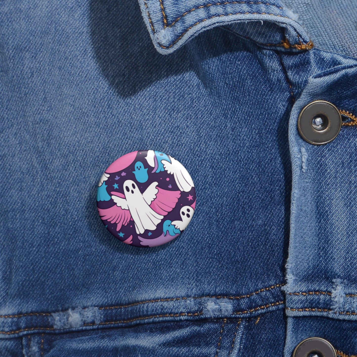 Custom Pin Buttons Discreet PRIDE