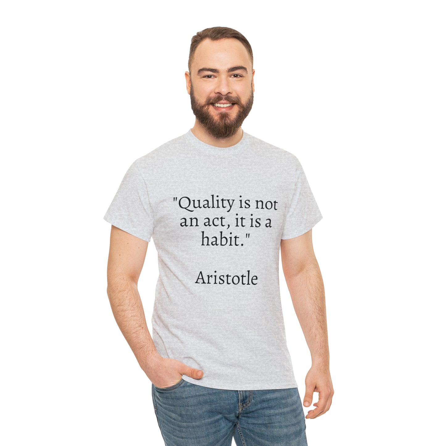 Unisex Heavy Cotton Tee Quotes Series No.2