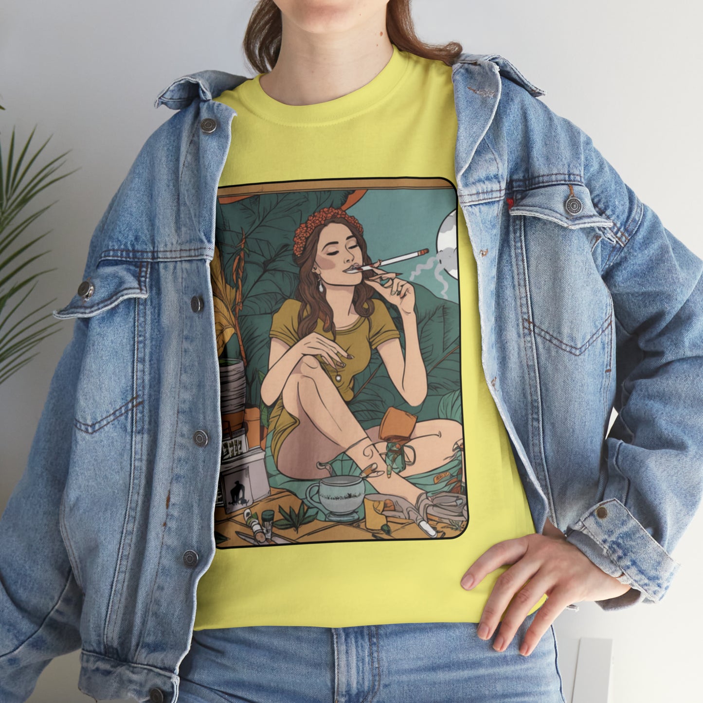 Unisex Heavy Cotton Tee Cannabis Enthusiast Series No. 2
