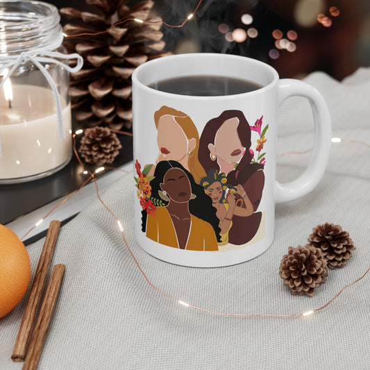 A visual ode to Latinas Ceramic Mug 11oz