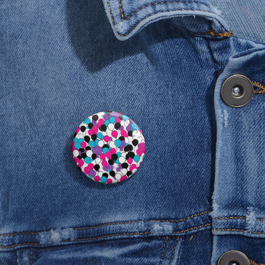 Custom Pin Buttons Discreet PRIDE