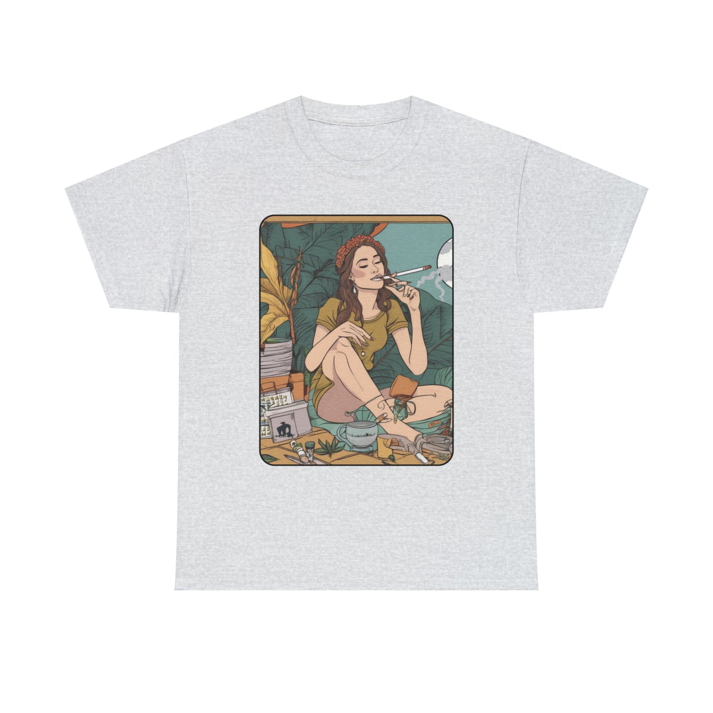Unisex Heavy Cotton Tee Cannabis Enthusiast Series No. 2