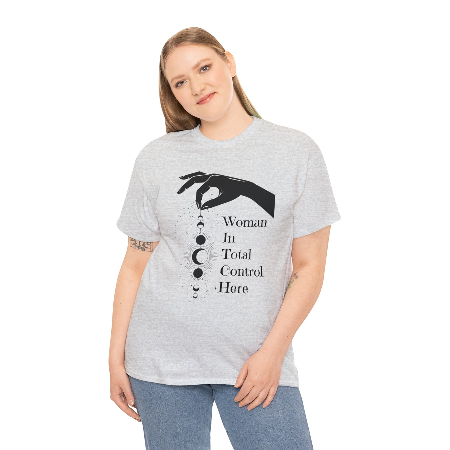 Woman In Total Control Here Tee, Graphic Tshirt