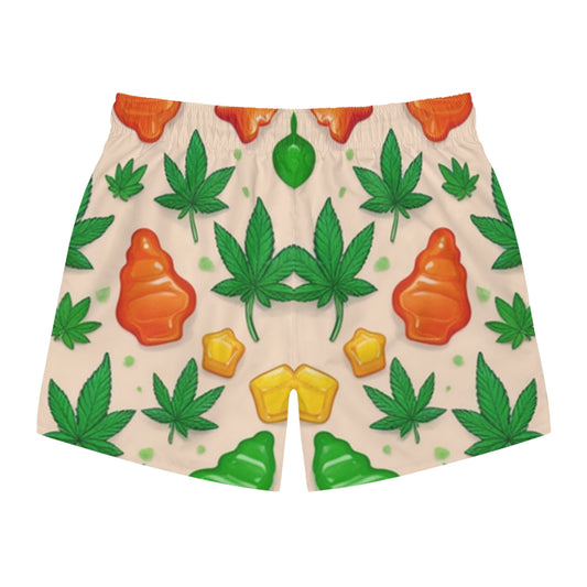 Swim Trunks (AOP) Cannabis Enthusiast Series