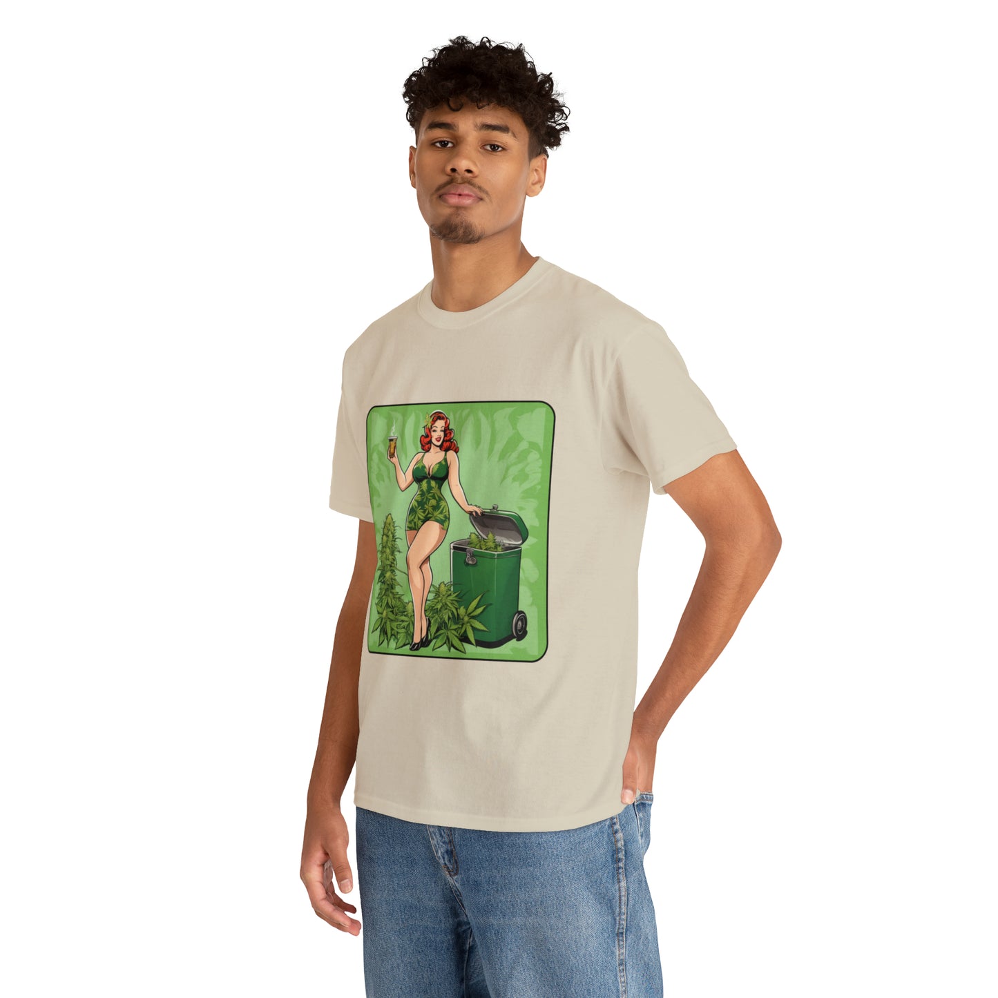 Unisex Heavy Cotton Tee Cannabis Enthusiast No. 12