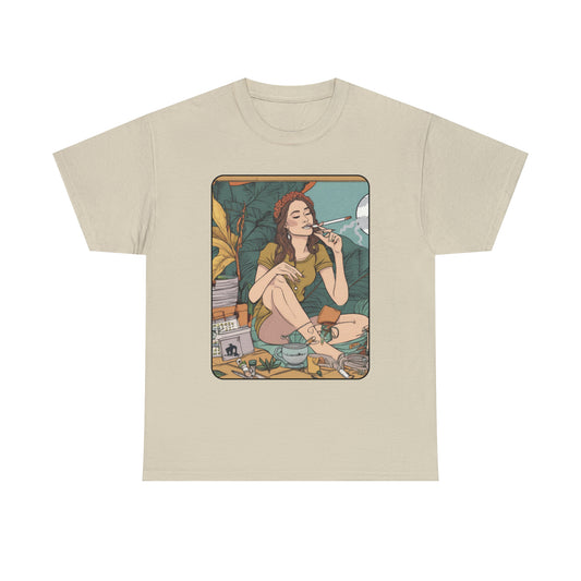 Unisex Heavy Cotton Tee Cannabis Enthusiast Series No. 2