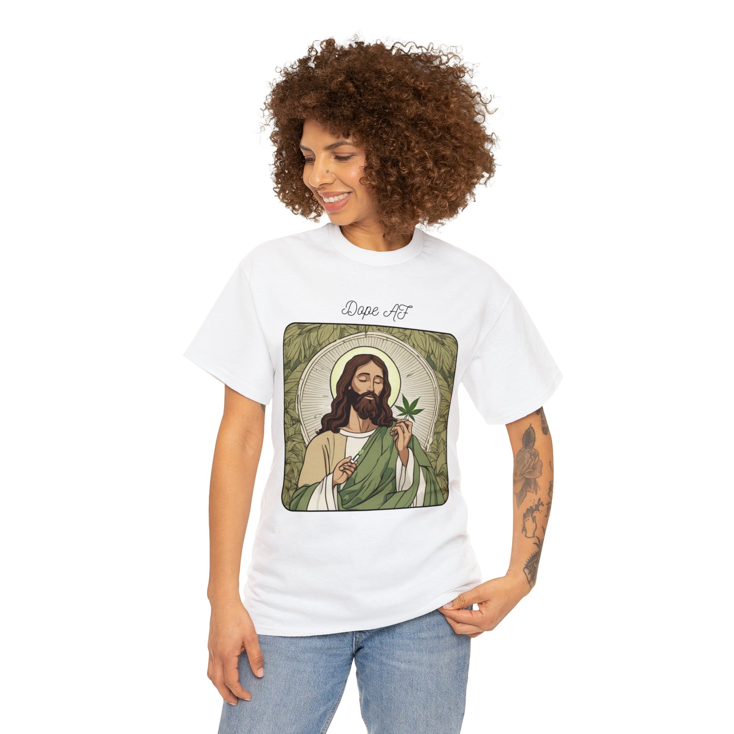 Unisex Heavy Cotton Tee Cannabis Enthusiast Series Dope