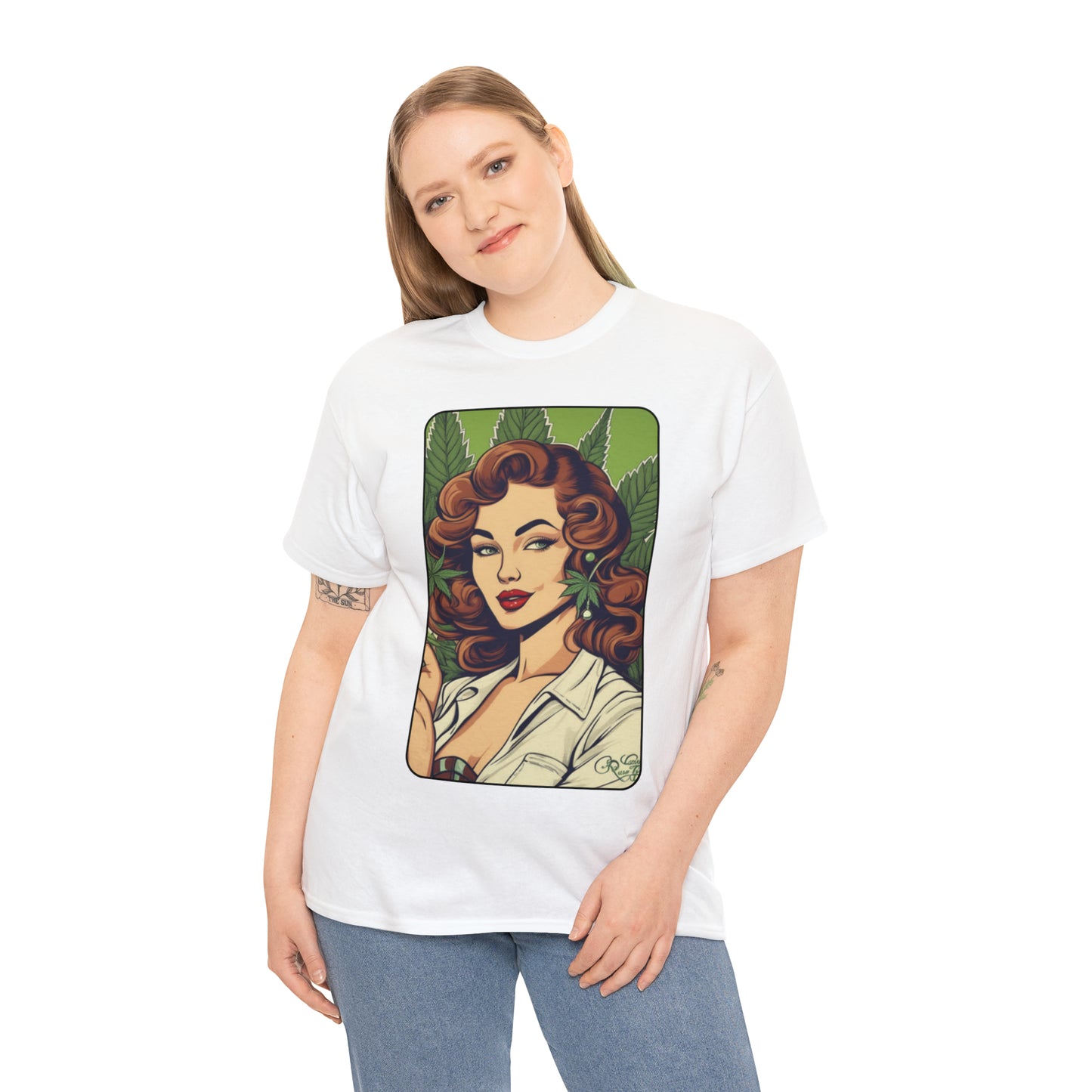 Unisex Heavy Cotton Tee Cannabis Enthusiast No. 10
