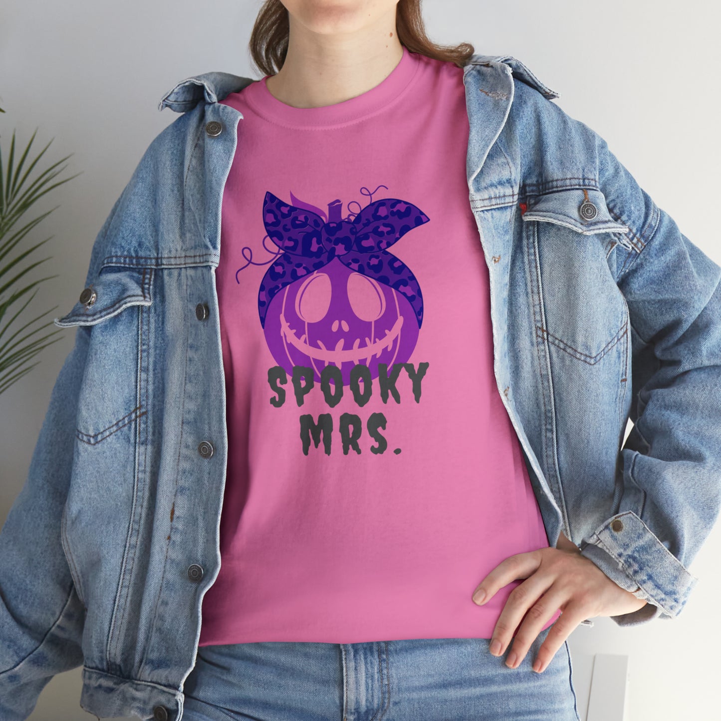 Spooky Mrs. Halloween Pumpkin Tshirt