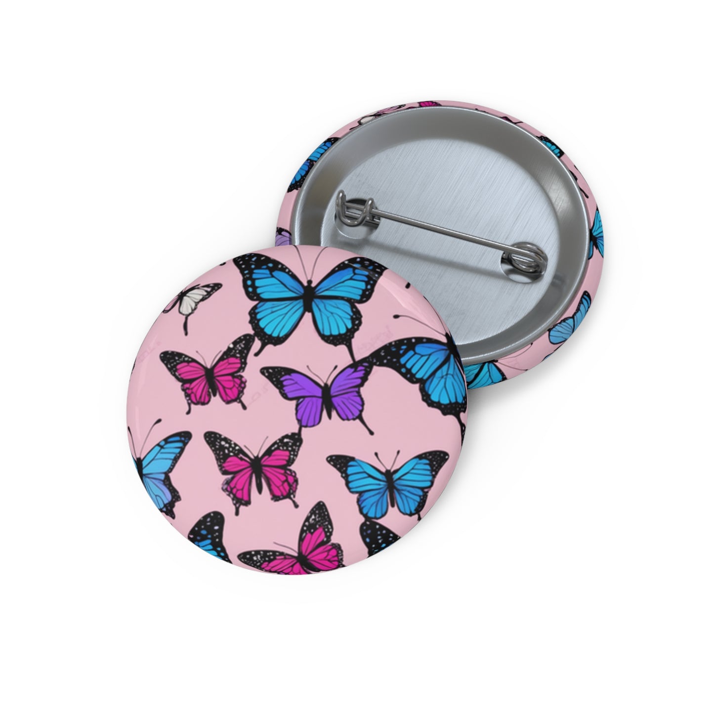 Custom Pin Buttons Discreet PRIDE