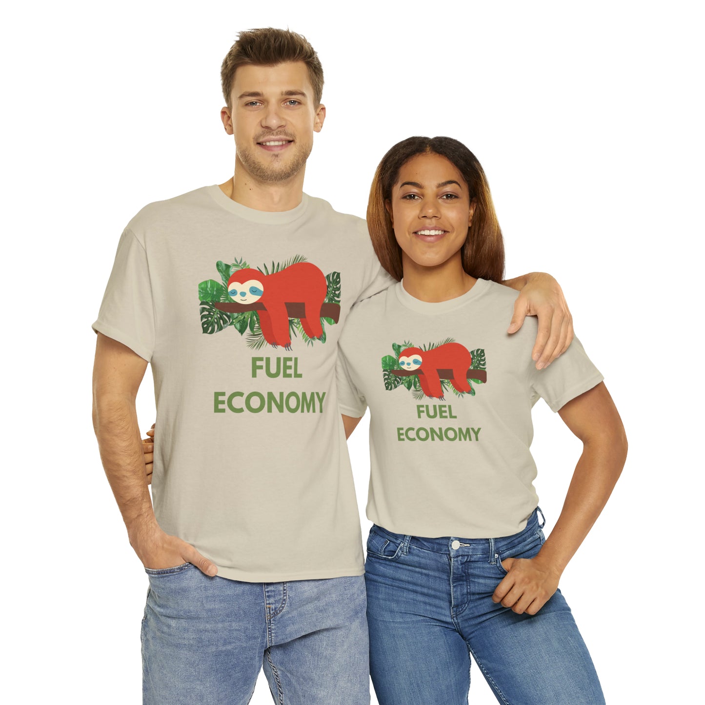 Fuel Economy Graphic Tshirt Unisex Heavy Cotton Tee