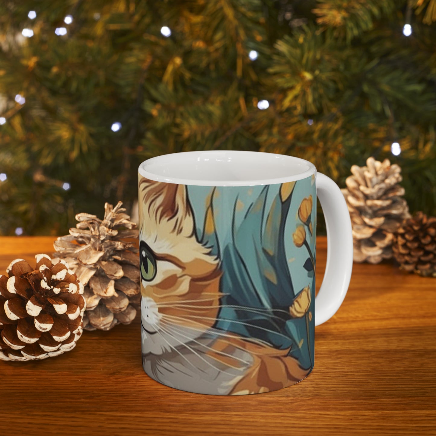 Ceramic Mug 11oz Kitten Love Series