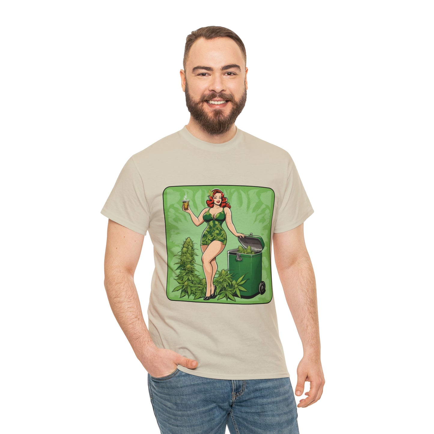 Unisex Heavy Cotton Tee Cannabis Enthusiast No. 12