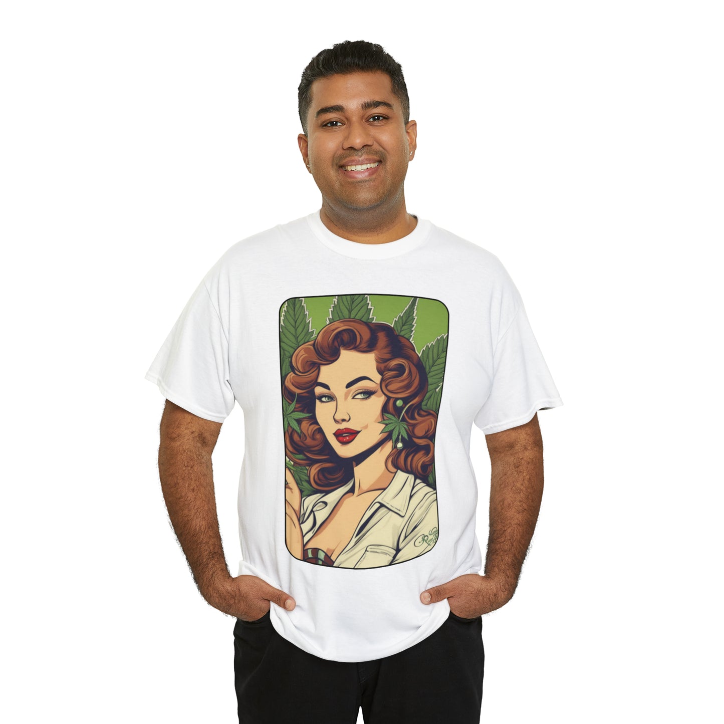 Unisex Heavy Cotton Tee Cannabis Enthusiast No. 10