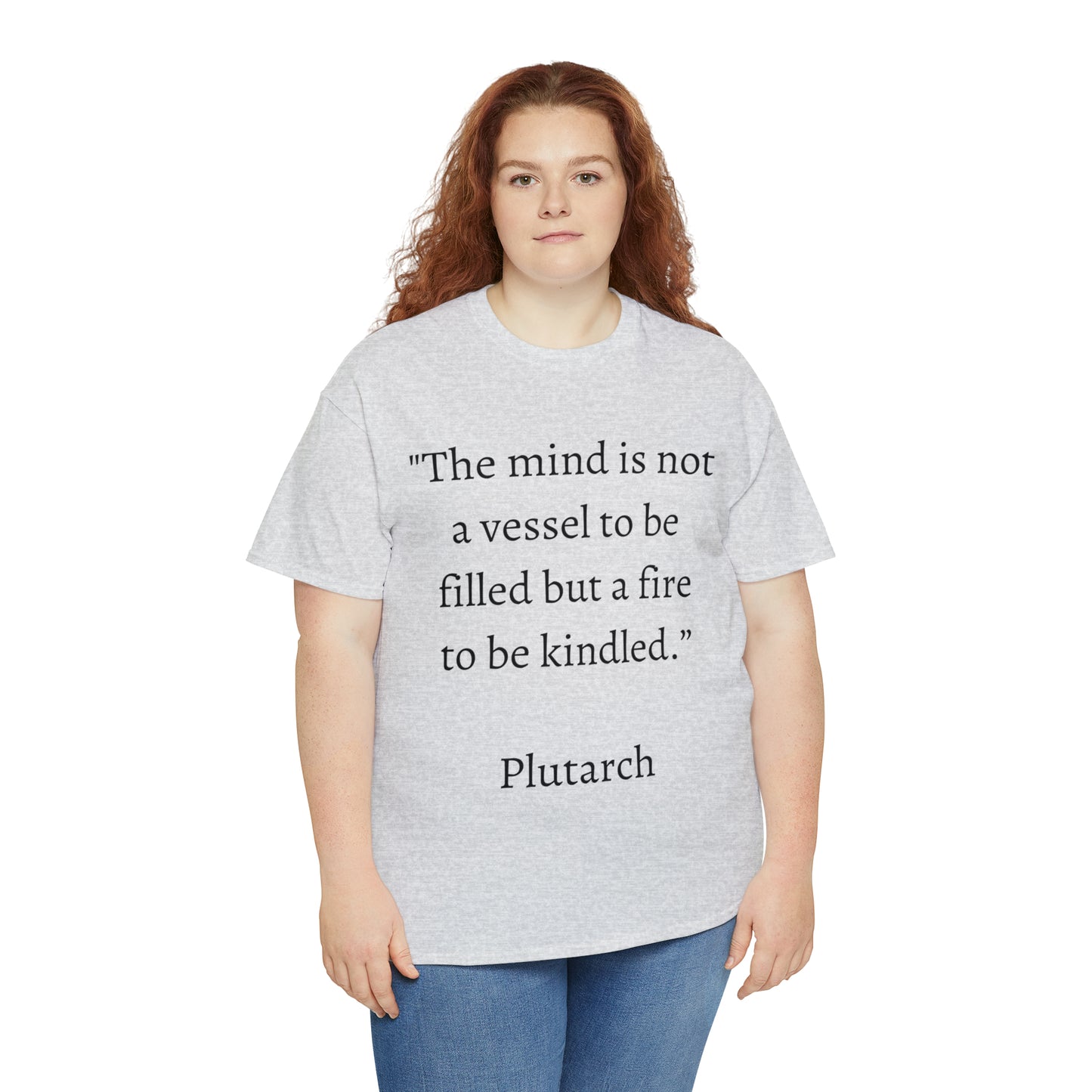 Unisex Heavy Cotton Tee Quotes Plutarch