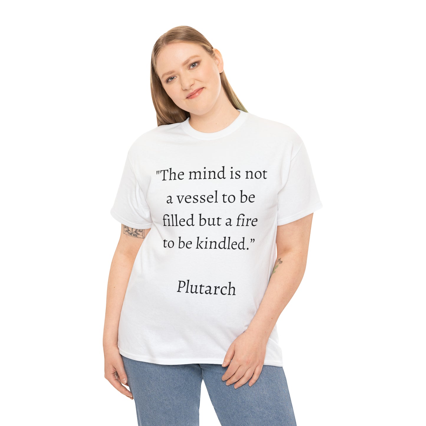 Unisex Heavy Cotton Tee Quotes Plutarch