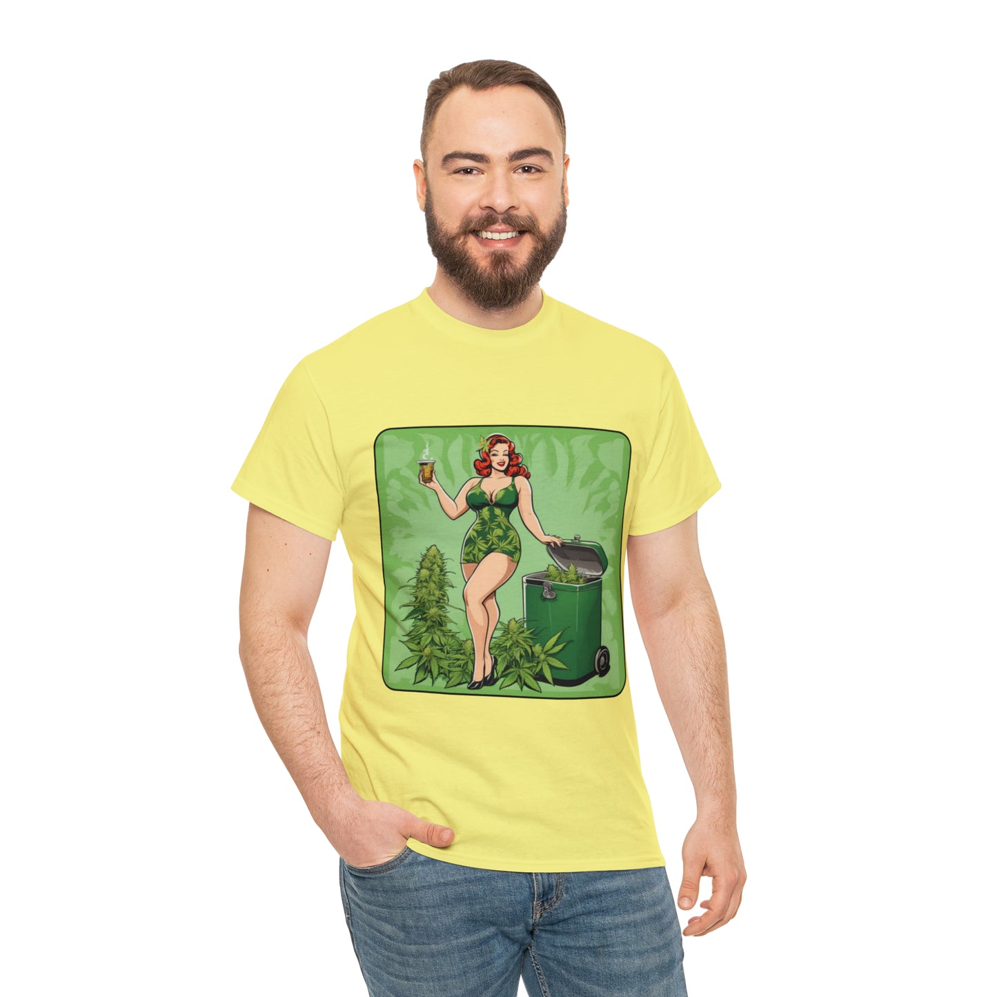 Unisex Heavy Cotton Tee Cannabis Enthusiast No. 12