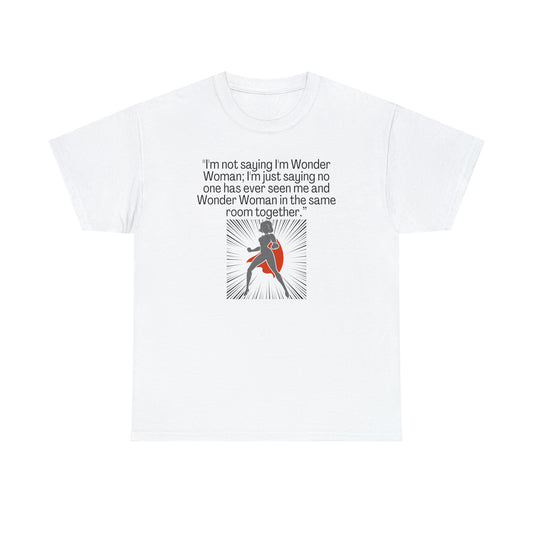 Wonderwoman Graphic T-Shirt Unisex Heavy Cotton Tee